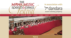 Desktop Screenshot of manxmusicfestival.org