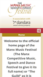 Mobile Screenshot of manxmusicfestival.org