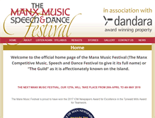 Tablet Screenshot of manxmusicfestival.org